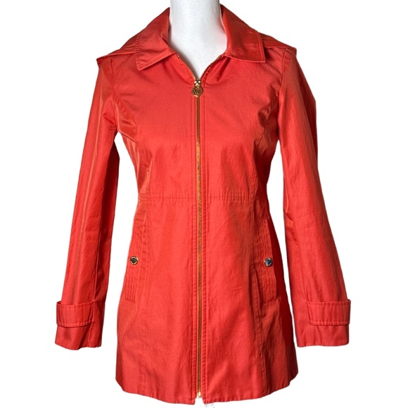 Michael Kors Women's Coral Removable Hood Zip Front Lined Jacket Size PXS - Picture 2 of 12
